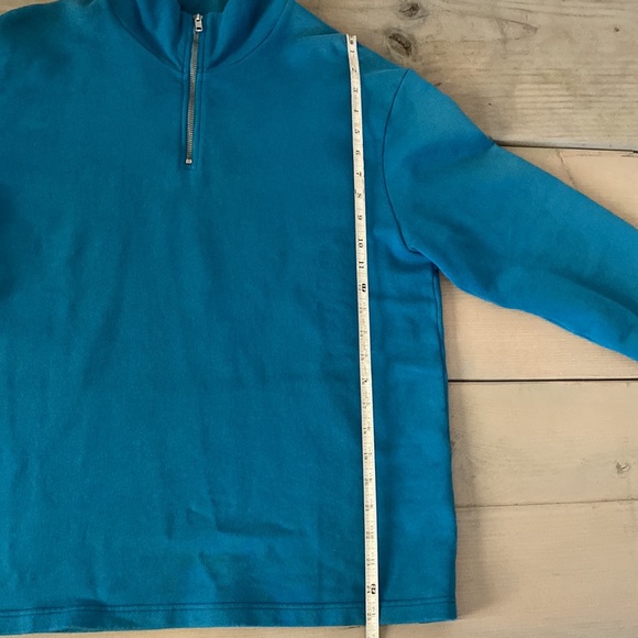 1/4 Zip Pullover - Blue - Picture 5 of 9
